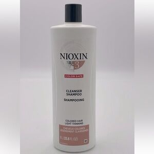 Nioxin 3 Cleanser Shampoo for Colored Hair HUGE 33.8 OZ 🆕